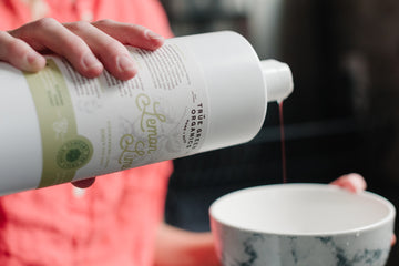 Using Sparkle Clean Organic Dish Washing Liquid