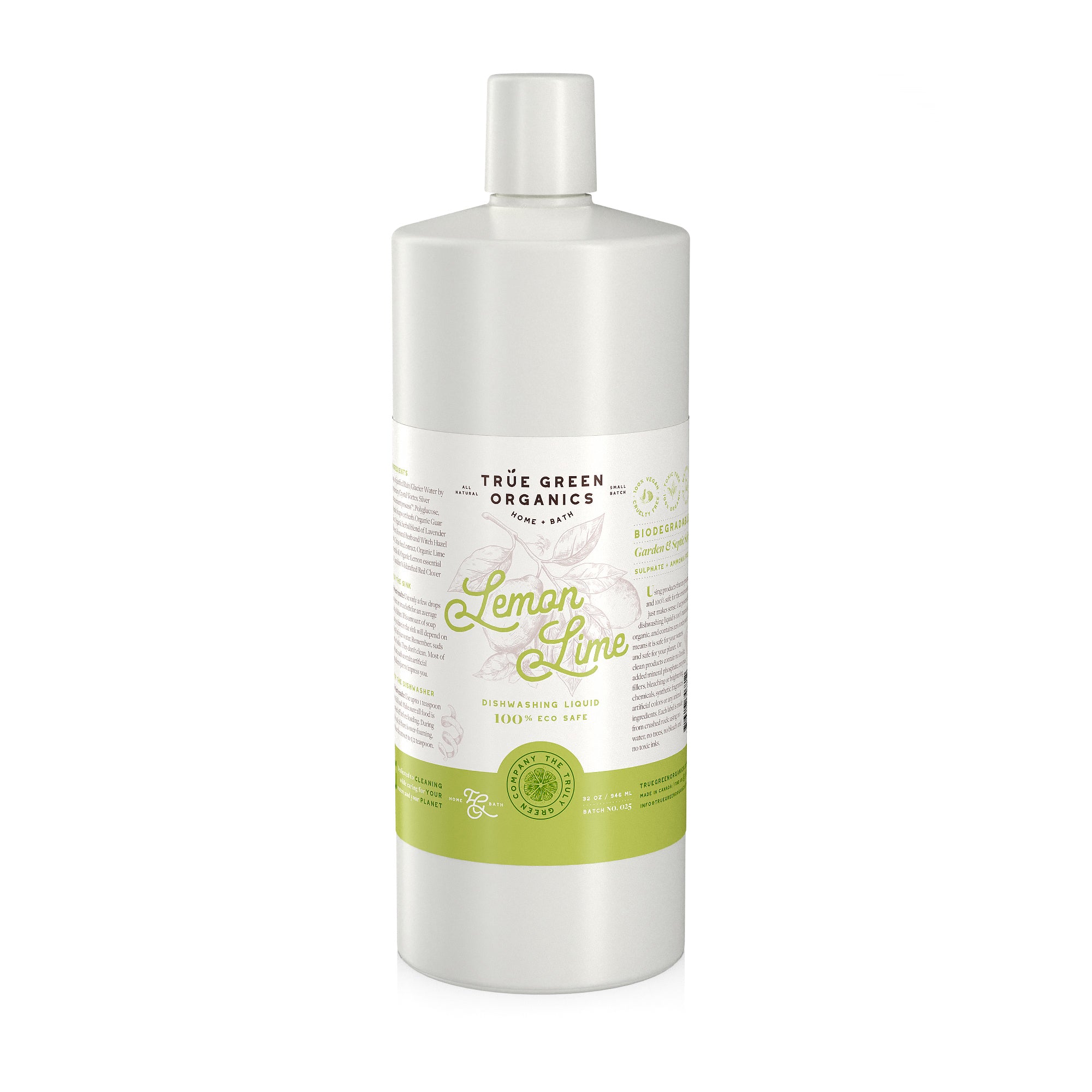 Sparkle Clean Organic Dish Soap & Dish Washer Detergent 4 Month Supply (32oz)