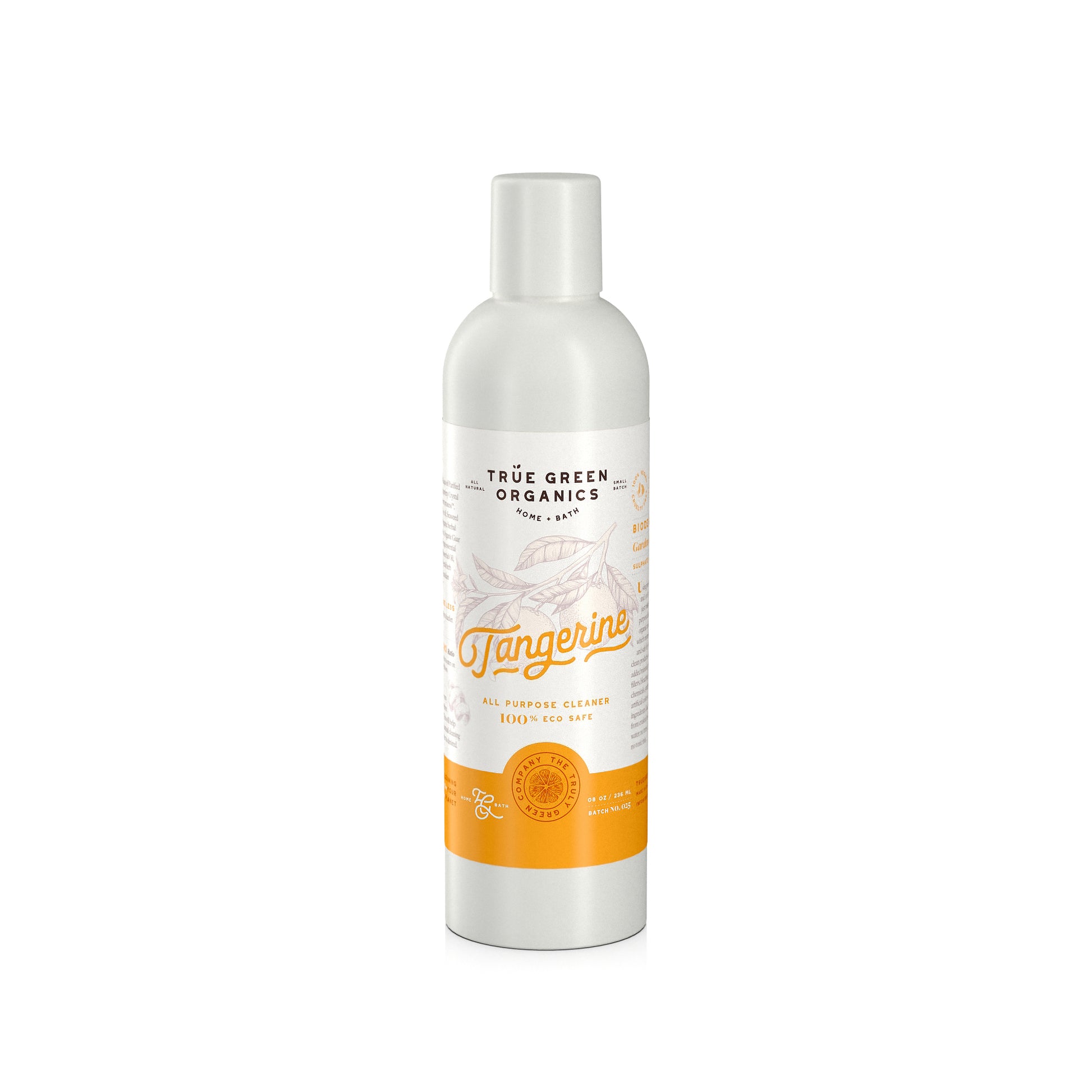 True Green Organics Tangerine Clean All Purpose Cleaner 8oz Bottle